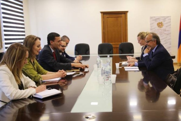 ԿԳՄՍ փոխնախարարները Վալերի Ֆրելանդի հետ քննարկել են հակամարտության գոտիներում ժառանգության պաշտպանության խնդիրը