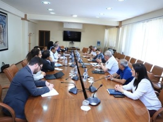 Էկոնոմիկայի փոխնախարարը հանդիպել է Տիեզերքի և խոշոր աղետների միջազգային խարտիայի ներկայացուցիչների հետ