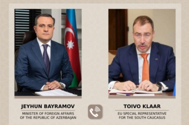 Ջեյհուն Բայրամովը ԵՄ հատուկ ներկայացուցչի հետ քննարկել է Արցախում ստեղծված իրավիճակը