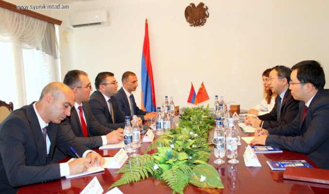 Աշխատանքային այցով Սյունիքում է Չինաստանի դեսպանը