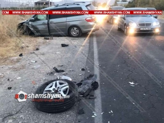 Կոտայքի մարզում բախվել են Honda-ն ու Opel-ը, կա վիրավոր․ shamshyan.com