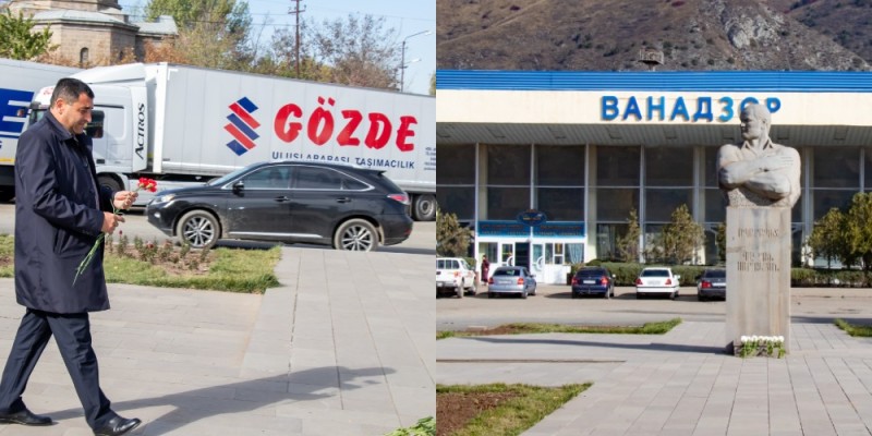 Պաշտոնական «հարգանք»՝ թուրքական բեռնատարների ֆոնին