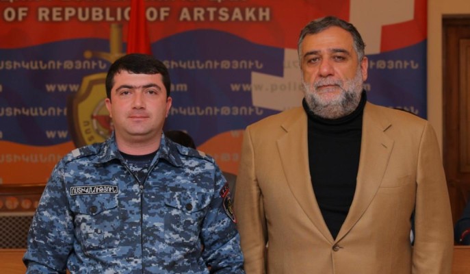 Արցախում ոստիկանության մի խումբ ծառայողներ են պարգևատրվել