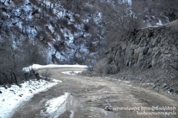 Տավուշի, Սյունիքի, Գեղարքունիքի ճանապարհներին մերկասառույց է, Սյունիքում և Ճամբարակում մառախուղ է
