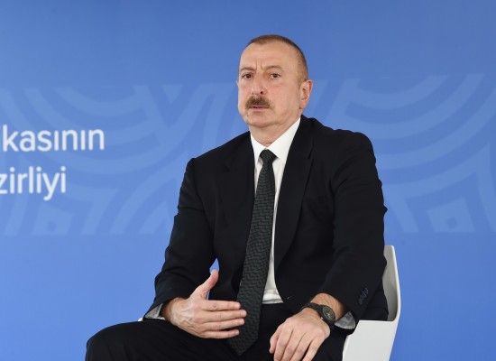 Ալիևը պնդում է, որ Ադրբեջանը պատերազմի միջոցով «վերականգնել է արդարությունը»