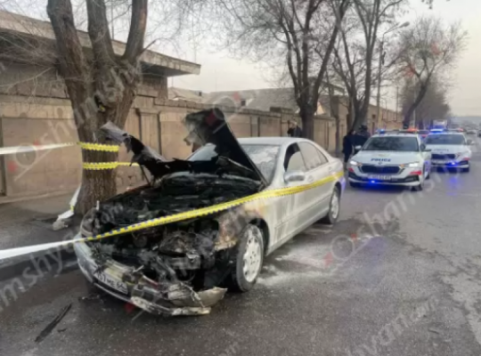 Արցախի պողոտայում ռուսական համարանիշներով մեքենա է այրվել․ shamshyan.com