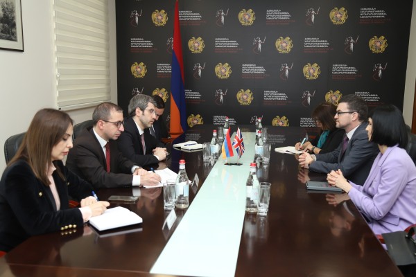 Արդարադատության նախարարն ընդունել է Մեծ Բրիտանիայի դեսպանին
