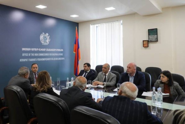 Իշխան Զաքարյանը և Զարեհ Սինանյանը քննարկել են Համահայկական խաղերի նախապատրաստման հետ կապված հարցեր