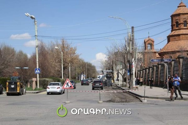Երեք ամիս փակ կլինի Գյումրիի Տերյան փողոց-Հաղթանակի պողոտա հատվածը