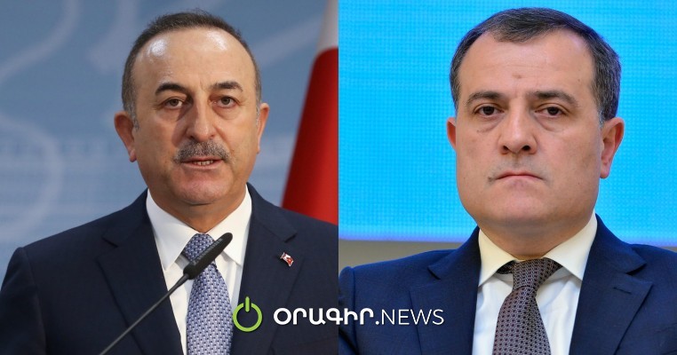 Թուրքիայի և Ադրբեջանի ԱԳ նախարարները հեռախոսազրույց են ունեցել