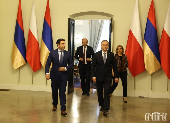 Լեհաստանի նախագահը ընդունել է Ալեն Սիմոնյանի գլխավորած պատվիրակությանը