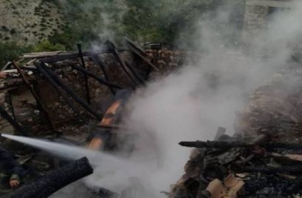 Հրդեհ՝ Տավուշի մարզի Գանձաքար գյուղում