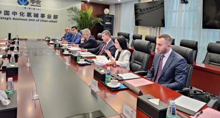 Գնել Սանոսյանը ՉԺՀ-ում հանդիպել է Sinochem Holdings-ի Քլորալկալիների արդյունաբերության գլխավոր տնօրենի հետ