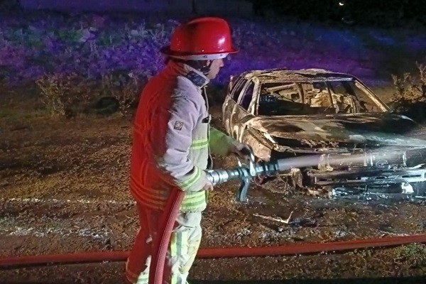 Հայկաձոր գյուղում այրվել է ավտոմեքենա