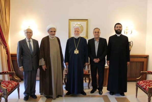 Արամ Ա կաթողիկոսը Լիբանանի խորհրդարանի ներկայացուցիչների հետ քննարկել է Արցախի շրջափակման հարցը