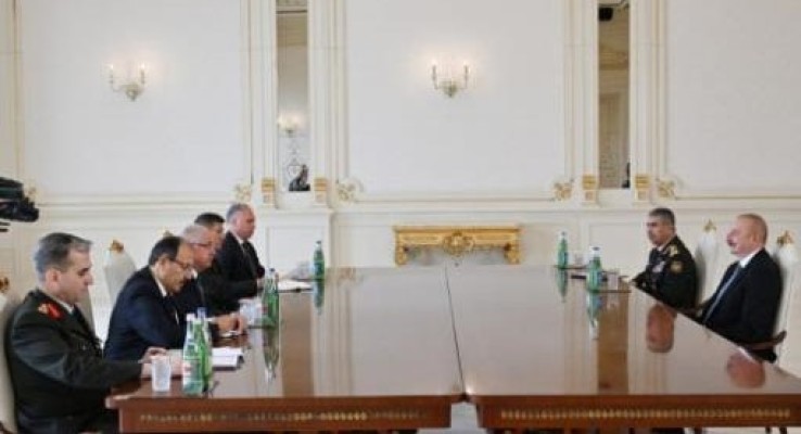 Ալիևը ընդունել է Բաքվում գտնվող Թուրքիայի պաշտպանության նախարար Յաշար Գյուլերին