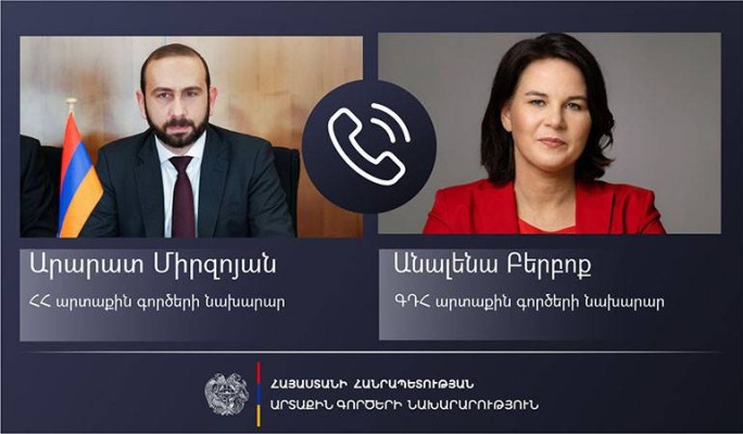 Ադրբեջանը ձգտում է ապակայունացնել իրավիճակը Հարավային Կովկասում․ Միրզոյանը՝ Գերմանիայի գործընկերոջը