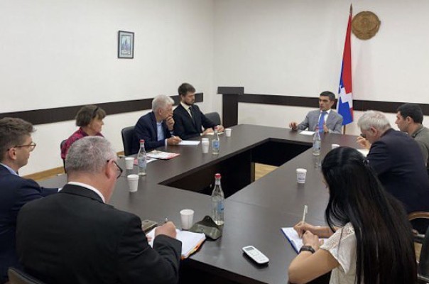 Արցախի արտգործնախարարն ընդունել է Բարոնուհի Քերոլայն Քոքսի գլխավորած պատվիրակությանը