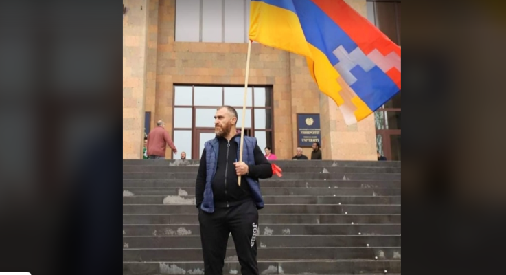 Կալանավորվել է զոհված զինծառայող Լևոն Գալստյանի հայրը՝ Արմեն Գալստյանը