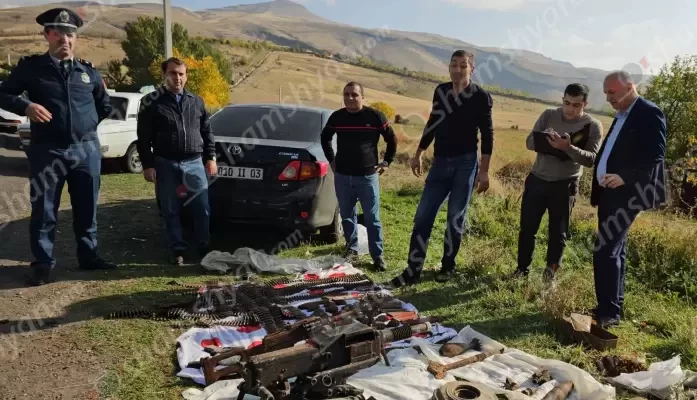 Կոտայքի մարզում հայտնաբերվել է զենք-զինամթերքի մի ամբողջ արսենալ․ shamshyan.com