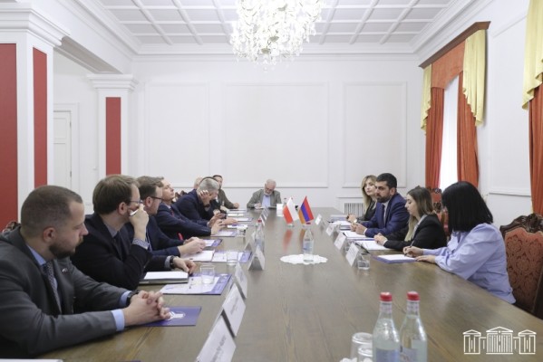 Սարգիս Խանդանյանն ընդունել է Լեհաստանից Հայաստան ժամանած մի շարք փորձագետների