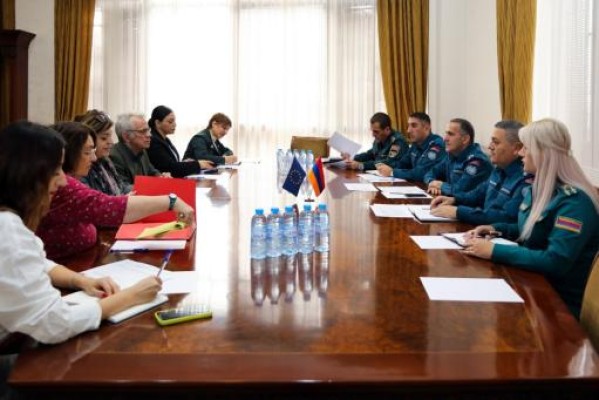 Փրկարարական ծառայության գնդապետ Կամո Ցուցուլյանն ընդունել է ԵՄ պատվիրակությանը