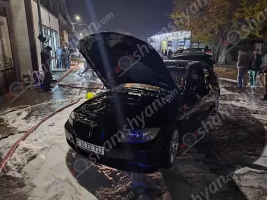 Արարատի մարզում BMW է այրվել. shamshyan.com