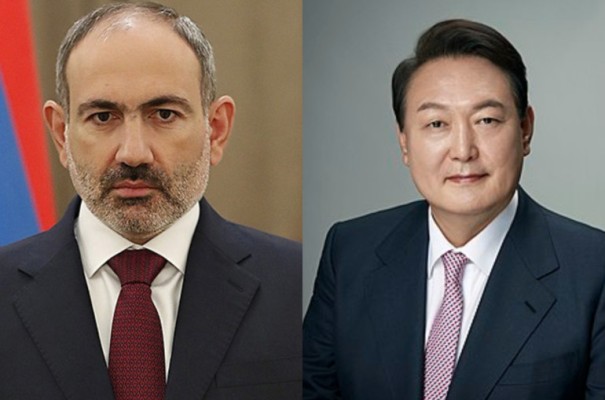 Փաշինյանի հեռախոսազրույց է ունեցել Կորեայի Հանրապետության նախագահ Յուն Սոկ Յոլի հետ