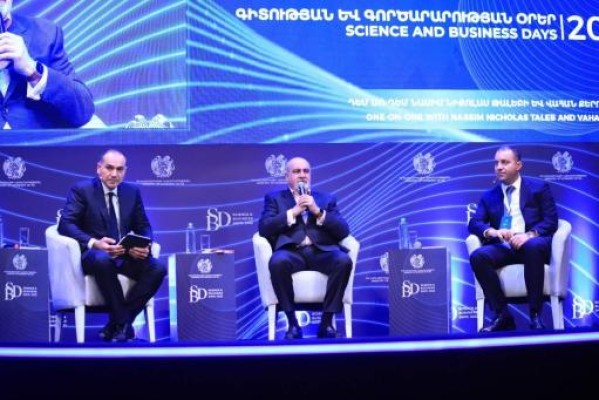 Վահան Քերոբյանն ու Նասիմ Թալեբն անդրադարձել են գիտություն֊բիզնես համագործակցության հեռանկարներին