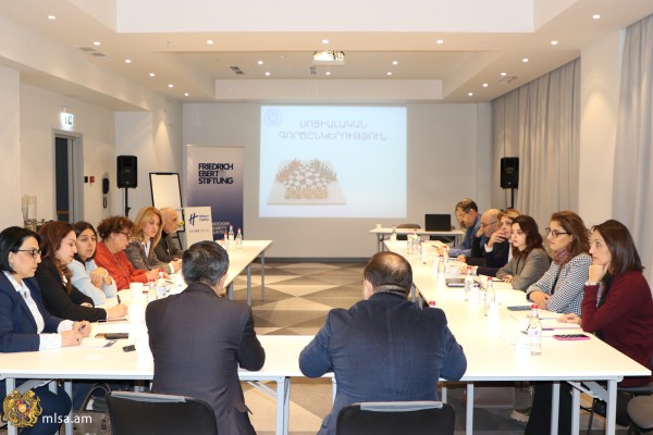Տեղի է ունեցել «Գործատուների կազմակերպությունների մասին» օրենքի նախագծի վերաբերյալ աշխատանքային քննարկում