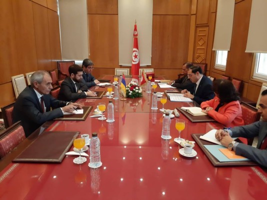Վահան Կոստանյանը թունիսցի գործընկերներին է ներկայացրել իրավիճակը Հարավային Կովկասում