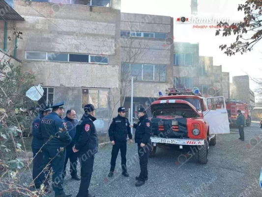 Խոշոր հրդեհ՝ «Արմավիրի տեխնիկական դպրոց» ՍՊԸ-ի տարածքում. shamshyan.com