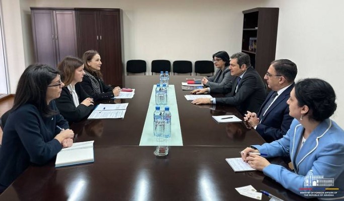 ԱԳ նախարարի տեղակալը հանդիպել է ՄԱԿ Մանկական հիմնադրամի գրասենյակի տնօրենի հետ