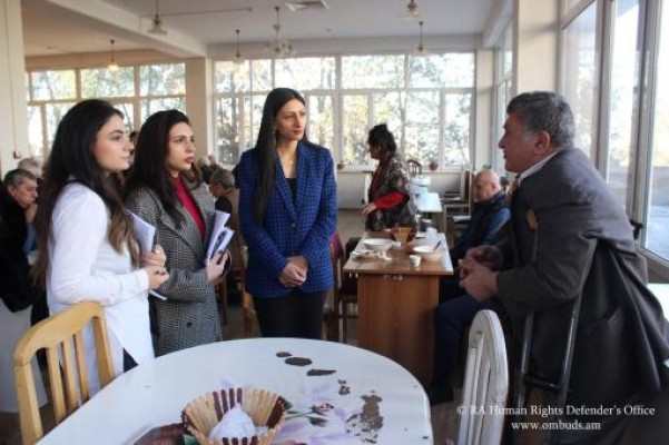 ՀՀ ՄԻՊ-ն այցելել է Երևանի թիվ 1 տուն-ինտերնատ