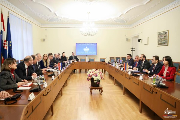 Արարատ Միրզոյանը հանդիպում է ունեցել Խորվաթիայի խորհրդարանի փոխնախագահ Անտե Սանադերի հետ