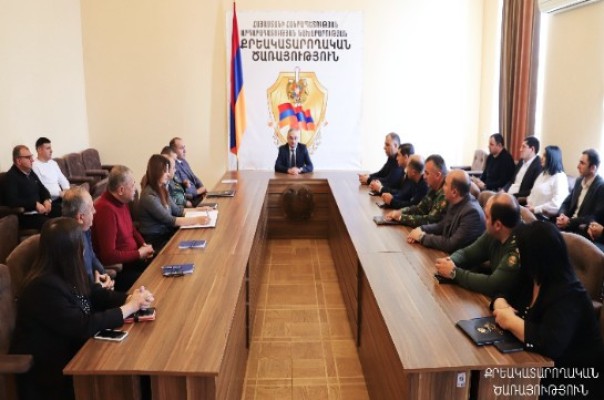 ՔԿԾ պետը ներկայացրել է կենտրոնական մարմնի երկու ստորաբաժանումների ղեկավարներին