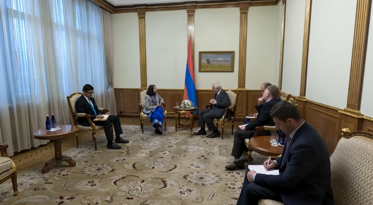 Նախագահ Վահագն Խաչատուրյանն ընդունել է Հնդկաստանի դեսպանին