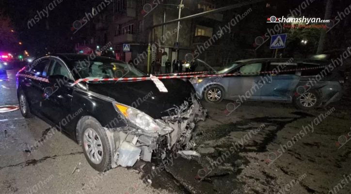 Երևանում բախվել են Honda-ն ու Hyundai-ը․ կան վիրավորներ․ shamshyan.com