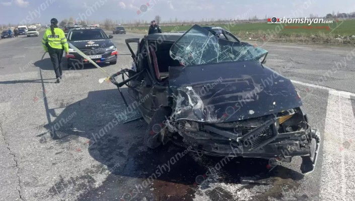  Արմավիրի մարզում բախվել են BMW-ն ու Opel-ը. կան վիրավորներ. shamshyan.com