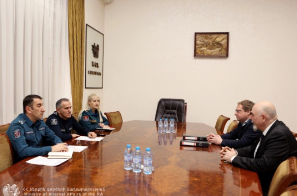 Փրկարար ծառայության տնօրենն ընդունել է Ավստրիական Կարմիր խաչի պատվիրակությանը