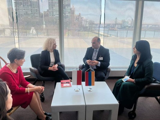 Նարեկ Մկրտչյանը հանդիպում է ունեցել Լեհաստանի իրավահավասարության նախարարի հետ