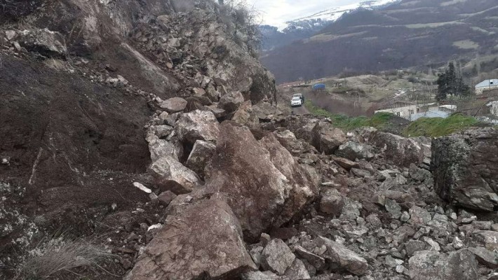 Տավուշ գյուղում տեղի է ունեցել քարաթափում
