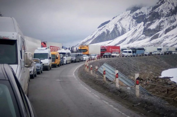 Ստեփանծմինդա-Լարս ավտոճանապարհը փակ է բեռնատարների համար