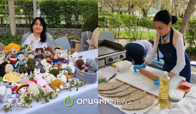 «Վըսկե ծերքեր». արցախցիների ձեռքի աշխատանքները՝ Երևանում