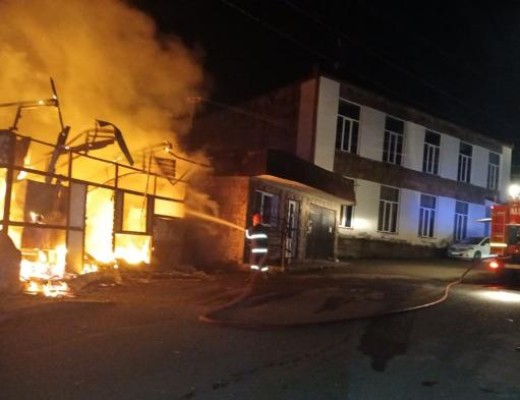 Լոռու մարզում պահեստ է հրդեհվել