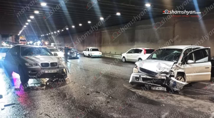 Հերացի թունելում բախվել են «BMW X6»-ն ու «Opel Zafira»-ն. shamshyan.com