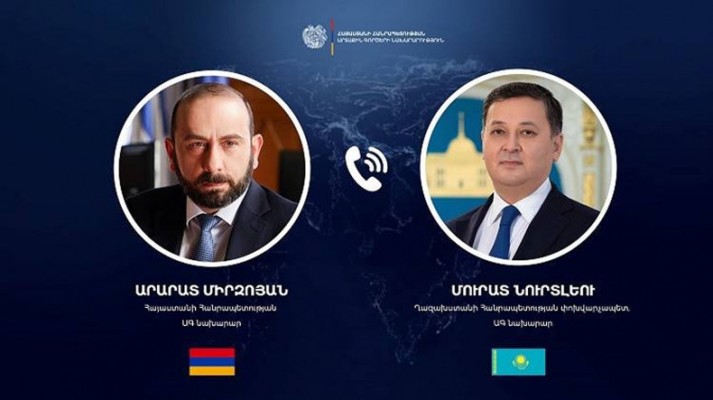 Հայաստանի և Ղազախստանի ԱԳ նախարարները հեռախոսազրույց են ունեցել