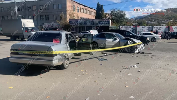 Վանաձորում բախվել է 2 «Mercedes». կան վիրավորներ. shamshyan.com