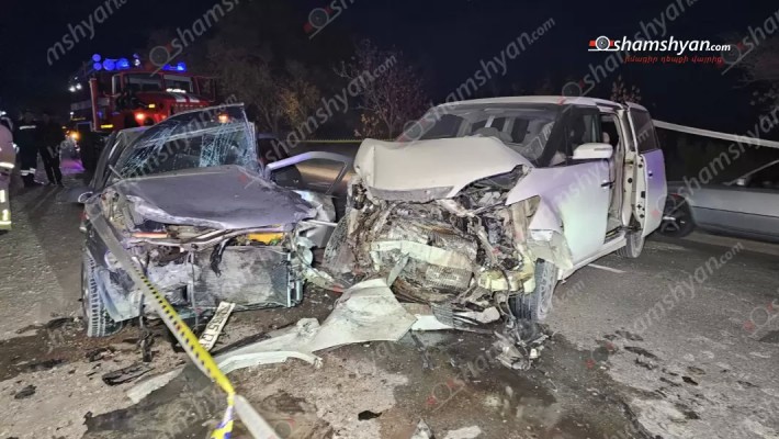 Արարատի մարզում բախվել են «Chery Fora»-ն, «Hyundai»-ն ու «Opel»-ը. կա 4 վիրավոր. shamshyan.com
