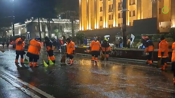 Թբիլիսիում բողոքի ակցիայի մասնակիցները բացել են Ռուսթավելի պողոտան